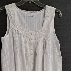 New Eileen West White Nuage Ballet Nightgown